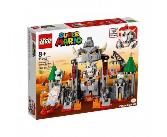 LEGO SUPER MARIO CSATA DRY BOWSER KASTELYABAN KIEGESZITO SZETT  /71423/