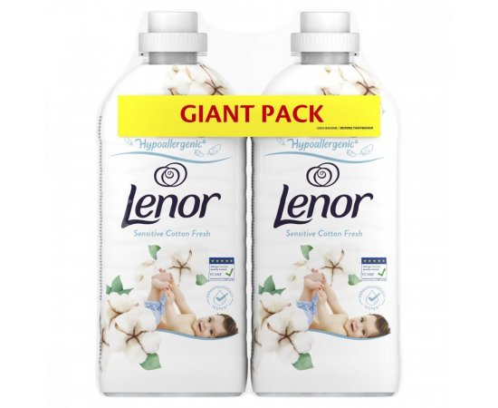 LENOR BUNDLE PACK SENSITIVE COTTON FRESH (2X1200ML)