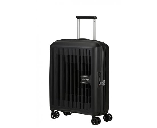 AMERICAN TOURISTER AEROSTEP SPINNER 55/20 EXP TSA BLACK