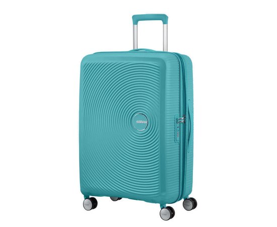 AMERICAN TOURISTER SOUNDBOX SPINNER 67/24 TSA EXP POOLSIDE BLUE