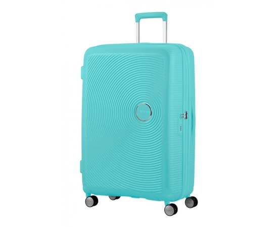 AMERICAN TOURISTER SOUNDBOX SPINNER 77/28 TSA EXP POOLSIDE BLUE