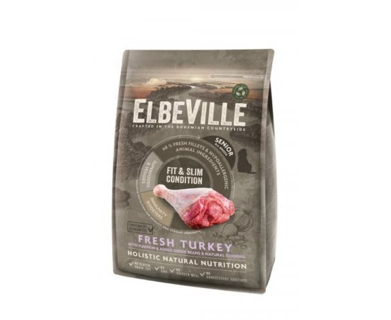 ELBEVILLE SENIOR ALL BREEDS FRESH TURKEY FIT AND SLIM CONDITION 4 KG