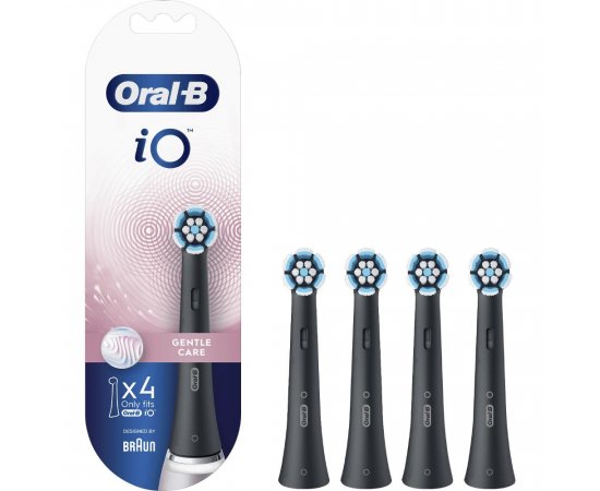 ORAL-B IO GENTLE CARE BLACK TARTALEK FOGKEFE FEJ 4 DB