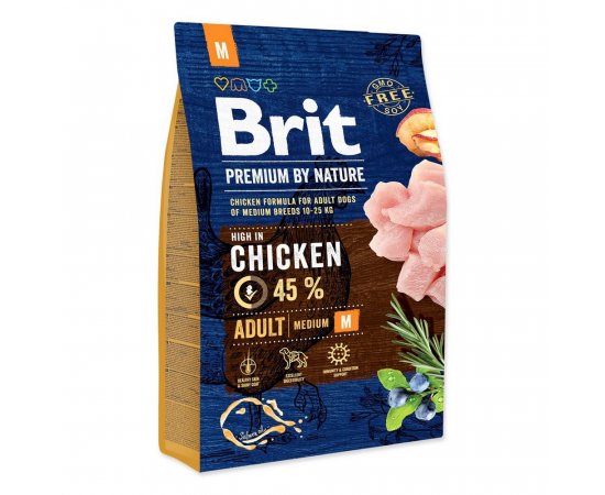 BRIT PREMIUM BY NATURE ADULT M 3 KG (294-170816)