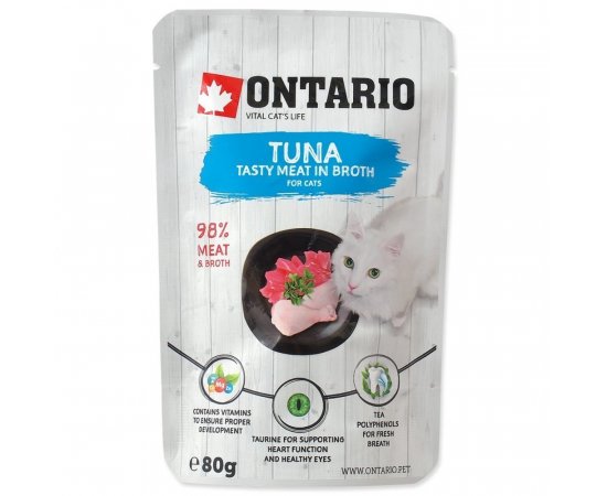 ONTARIO ALUTASAK CAT TUNA IN BROTH 80G