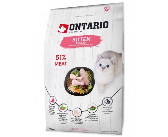 ONTARIO KITTEN CHICKEN (6,5KG)