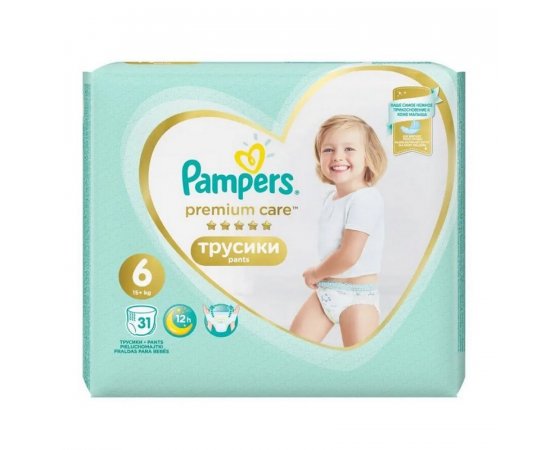 PAMPERS PREMIUM PANTS 31 EX.LARGE S6