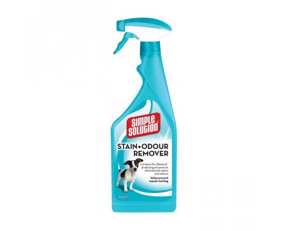 SIMPLE SOLUTION STAIN AND ODOR REMOVER - ENZIMATIKUS FOLT- ES SZAGELTAVOLOTO KUTYAKNAK, 750 ml