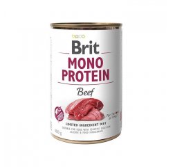 BRIT MONO PROTEIN BEEF WET DOG FOOD 400G