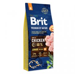 BRIT PREMIUM BY NATURE JUNIOR M 15 KG (294-170814)