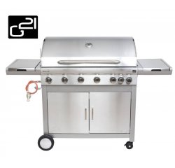 G21 / 6390306 / MEXICO BBQ PREMIUM LINE GAZ GRILL, 7 EGOFEJ + NYOMASCSOKKENTO