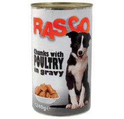 RASCO DOG KONZERV CSIRKEHUSDARABOK SZOSZBAN 1240G