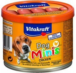 VITAKRAFT DOG MINIS CSIRKE 12 DB, 120 G, 2323403
